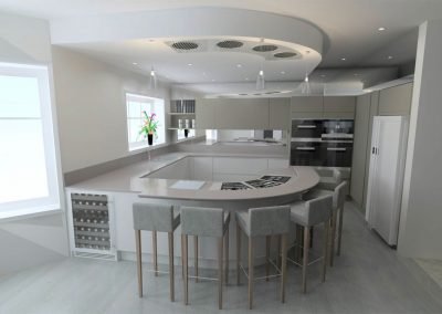 Contemporary kitchen in Cockfosters